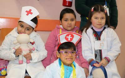 Niños de Escuela Hospitalaria realizan intervención ciudadana