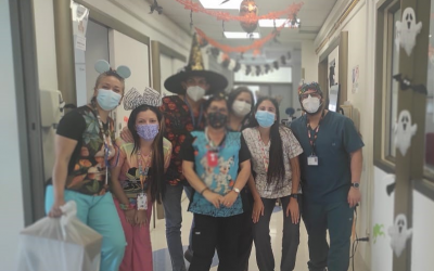En Halloween el Hospital de Niños Dr. Roberto del Río celebró con “El Sombreo Loco “