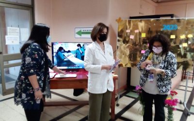 Equipo directivo del Hospital de Niños Dr. Roberto del Río conmemoró a las mujeres este 8M