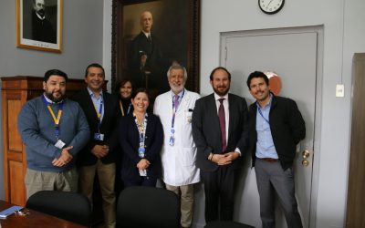Equipo directivo se reunió con el alcalde de Huechuraba para planificar alianzas estratégicas