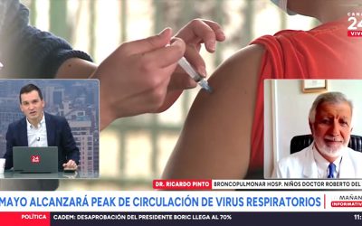 Dr. Ricardo Pinto refuerza llamado a vacunarse contra la influenza en entrevista con TVN